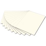 Картон цветной Folia 50х70 Жемчужно-белый 300гр