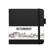Блокнот для зарисовок Sketchmarker 12х12 140г 80л Черный