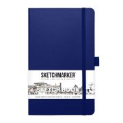 Блокнот для зарисовок Sketchmarker 13х21 140г 80л Королевский синий