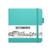 Блокнот для зарисовок Sketchmarker 20х20 140г 80л Аквамарин