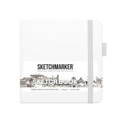 Блокнот для зарисовок Sketchmarker 20х20 140г 80л Белый