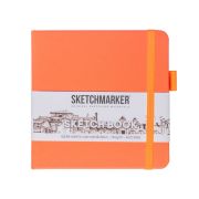 Блокнот для зарисовок Sketchmarker 20х20 140г 80л Неоновый коралл