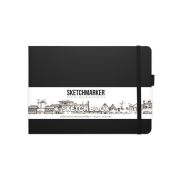 Блокнот для зарисовок Sketchmarker 21х14,8 140г 80л Черный