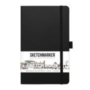 Блокнот для зарисовок Sketchmarker 21х30 140г 80л Черный