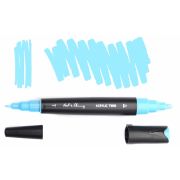 Маркер акрил. Fat&Skinny Sky blue двусторонний