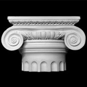 Полукапитель Ионическая (гипс) 34,5*15*22,5см