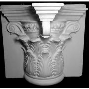 Полукапитель Коринфская (гипс) 33*34*16см