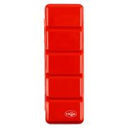 Пенал для акварели Гамма на 21 кювет металл Красный