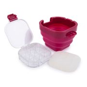 Стакан-трансформер Vista-Artista с палитрой розовый