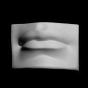 Губы Давида (гипс)