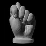 Кукиш (гипс) 8х7х12