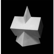 Сечение параллелепипеда в пирамиде (гипс) h=20см