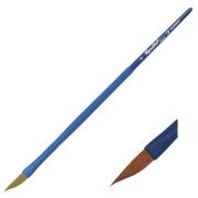 Кисть синтетика даггер Roubloff aqua № 8 синяя удл. ручка