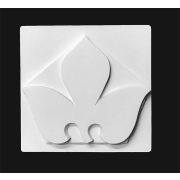 Орнамент гипсовый «Трилистник в пятиугольнике» 31*30,5*4,5см