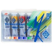 Набор темперных ПВА красок МК Basic colours 6х18мл