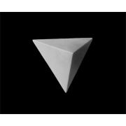 Пирамида правильная (гипс) h=15см