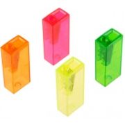 Точилка пластиковая Faber-Castell с контейнером цветная