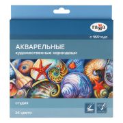 Набор аквар.карандашей Гамма «Студия» 24цв.