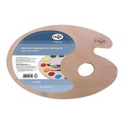 Палитра дерев. овальная 20х30 Гамма