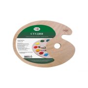 Палитра дерев. овальная 30х40 Гамма