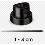 Cap Super Skinny черный с черной вставкой