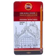 Набор карандашей ч/г Koh-I-Noor Graphic 5В-5Н 12шт мет