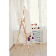 Мольберт Dinart Лира с наклонной штангой, планшетом, полкой