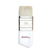 Кисть коза флейц Рублев ручка из оргстекла №35