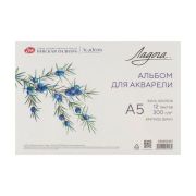 Альбом-склейка для акварели «Ладога» А5 300г 12л 100%хл КЗ