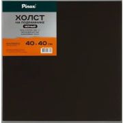 Холст на подрамн. черный грунт 40х40 хл.100% Pinax 380г