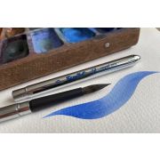 Кисть белка микс круглая № 5 ручка складная