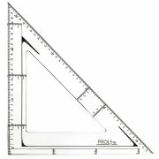 Угольник 45/45 35см поликарбонат
