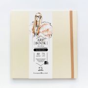 Скетчбук для маркеров Малевичъ Fashion 20х20 75г 80л кремовый