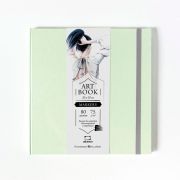 Скетчбук для маркеров Малевичъ Fashion 20х20 75г 80л мятный