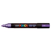 Маркер POSCA PC-5M-M12, фиолетовый металлик 1.8-2.5мм