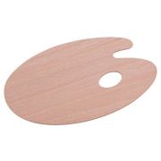 Палитра дерев. овальная 20х30 Сонет 3мм