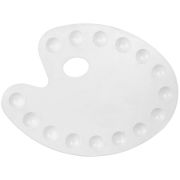 Палитра пластик. овальная Гамма большая 15 ячеек