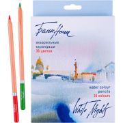Набор аквар.карандашей ЗХК НП проф.«Белые ночи» 36цв. картон