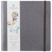 Скетчбук для акварели Greenwich Line 190х190 200г 20л серебряный