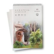Альбом для акварели Palazzo «Июльский полдень» Белый А4 400г/м2 100%хл 12л
