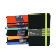 Блокнот для зарисовок Стихия 13х21см 140г 80л черный салатовый срез