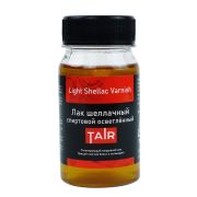 Лак шеллачный осветленный спиртовой Таир 100мл