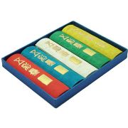 Набор сухой туши для каллиграфии 5цв приглушенные оттенки брикеты 105x25x10мм 47г