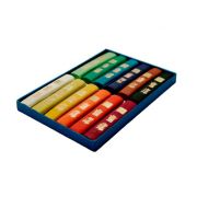 Набор сухой туши для каллиграфии 12цв приглушенные оттенки брикеты 75x15x10мм 20г