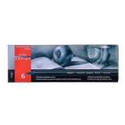 Набор графита натурального ассорти 6шт (2Н,НВ,2В,4В,6В,8В)