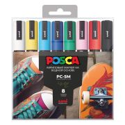 Набор маркеров POSCA PC-5M 8шт Стандартные цвета