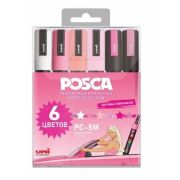 Набор маркеров POSCA PC-5M 6шт Кукла