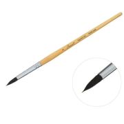 Кисть белка микс круглая № 7 Сонет короткая белая ручка