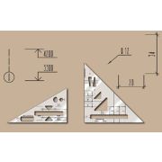 Набор угольников архитектурных поликарбонат 2шт