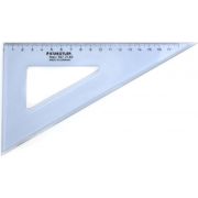 Угольник Mars 60/30 длина 20см шкала 18см пластик прозрачный
